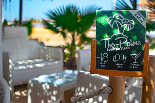 palm beach santa maria sal cape verde lounge adults only signage