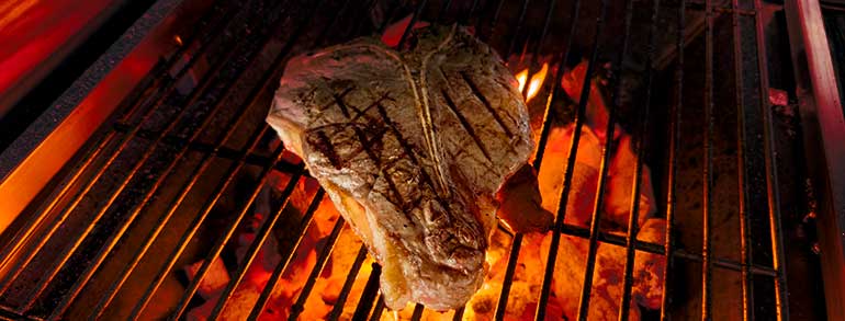 Palm Beach Griglia Brace Carbone Naturale Tuscany Days Fiorentina