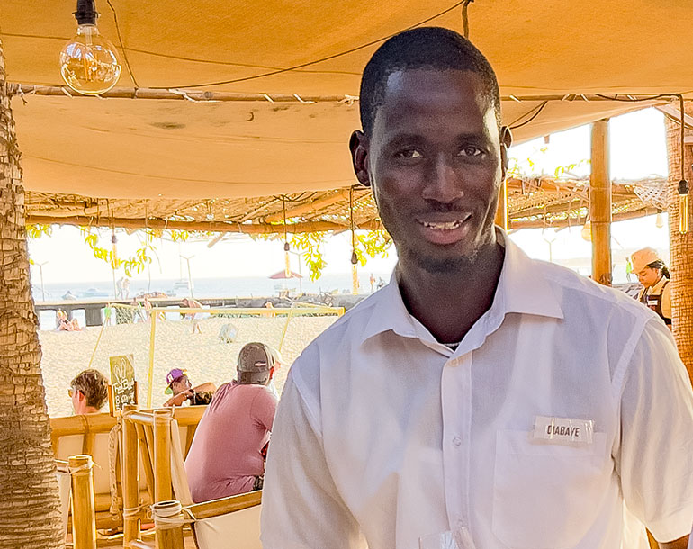 palm beach santa maria sal persone people pessoas Diabaye Mbathio