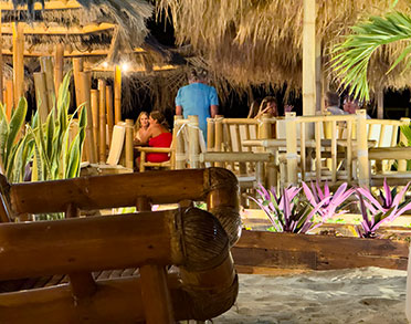 palm beach santa maria sal tropical restaurant detail 1