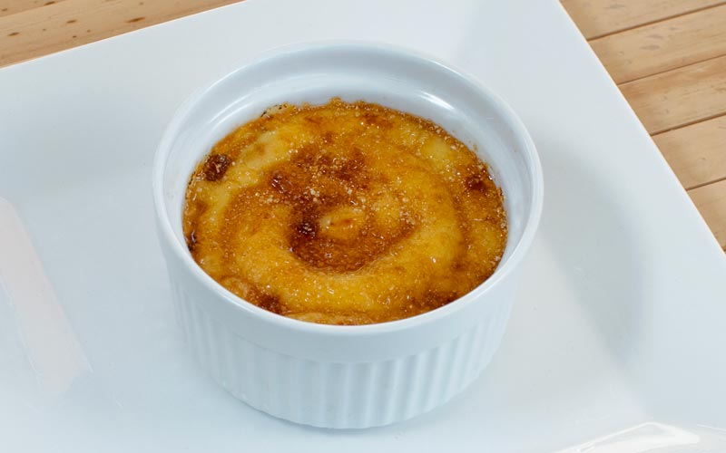 PalmBeach Tropical Restaurant | Crema Catalana | soft and frothy english cream topped with a crunchy layer of flamed brown sugar