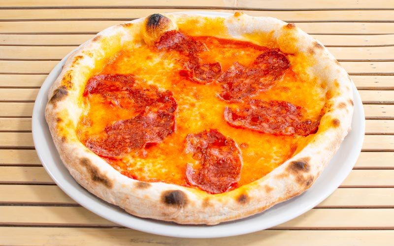 PalmBeach Tropical Restaurant | Salamino | tomato, mozzarella, spicy salami