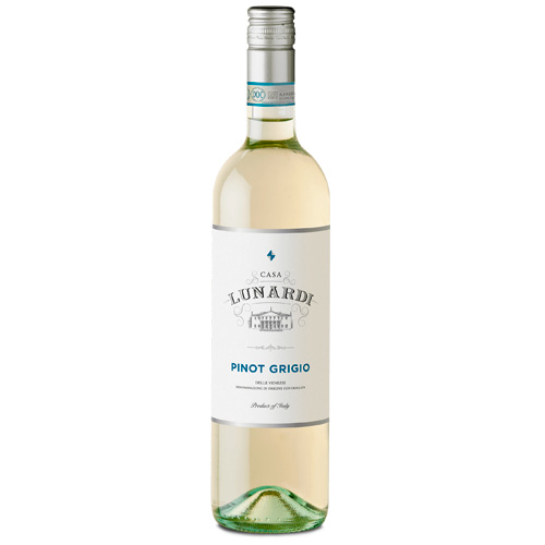 PalmBeach Tropical Restaurant | Pinot Grigio DOC Casa Lunardi | Vol. 12,0% / 100% Pinot Grigio / DOC / Italia, Verona-Vicenza / Straw yellow, hint of tropical fruits, pleasantly fresh